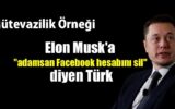 Bir Mütevazilik Örneği Elon Musk Adamsan Facebook Sayfanı Silersin